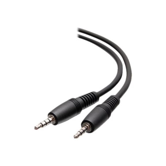 C2G C2G41467 6 ft. 3.5mm M/M 4 Position TRRS OMTP Headset Cable Male to Male