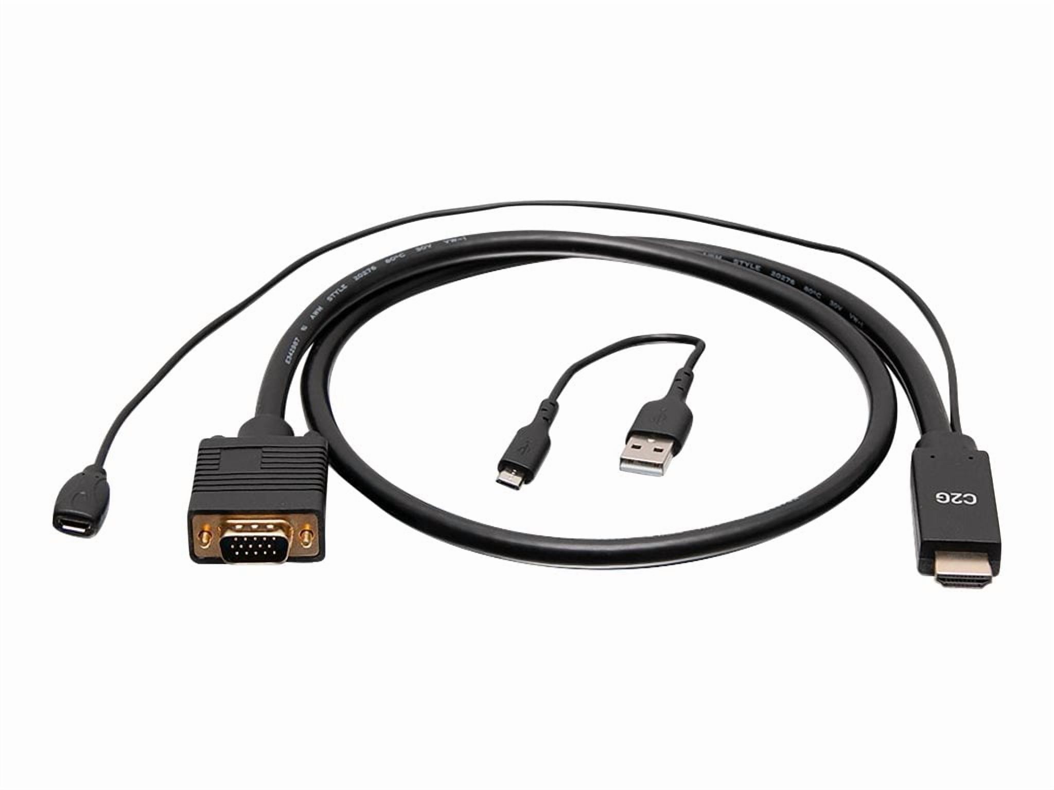 C2G C2G41473 10 ft. 1080P HDMI to VGA Adapter Active HDMI to VGA Cable