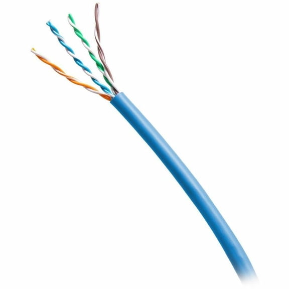 C2G 1000ft (304.8m) TAA-Compliant Cat6a Unshielded (UTP) Ethernet Cable with Solid Conductors-Riser CMR-Rated, Blue