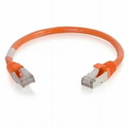 C2G - Cables To Go -  10ft Cat6 Snagless Shielded Network Patch Cable - Orange - STP