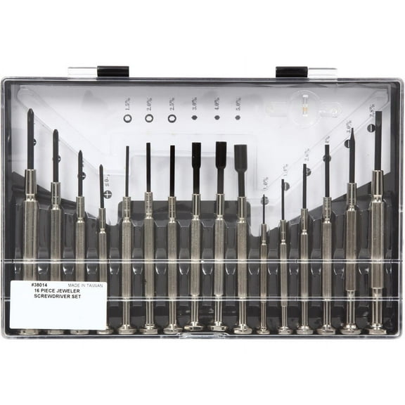 C2G/Cables To Go 38014 16pc Jeweler Screwdriver Set