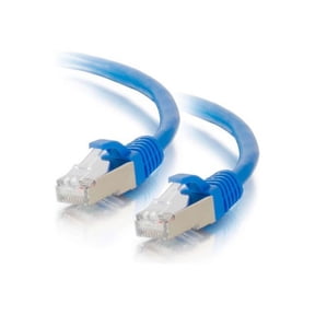 C2G-7ft Cat6 Snagless Shielded (STP) Network Patch Cable - Blue