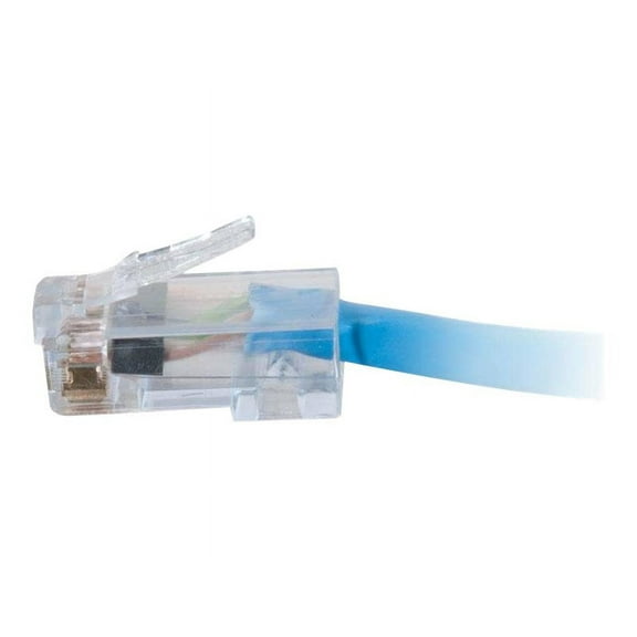 C2G 25ft Cat6 Non-Booted UTP Unshielded Ethernet Network Patch Cable - Plenum CMP-Rated - Blue (TAA Compliant) - Patch cable - TAA Compliant - RJ-45 (M) to RJ-45 (M) - 25 ft - UTP - CAT 6 - plenum - blue