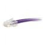 C2G Cat5e Non-Booted Unshielded (UTP) Network Patch Cable - patch cable - 10 ft - purple