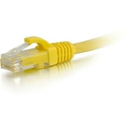 C2G Cat5e Snagless Unshielded (UTP) Network Patch Cable - patch cable - 14 ft - yellow