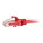 C2G Cat5e Snagless Unshielded (UTP) Network Patch Cable - patch cable - 6 ft - red