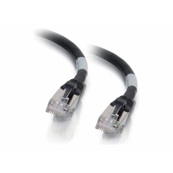 C2G Cat6a Snagless Shielded (STP) Network Patch Cable - patch cable - 6 in - black
