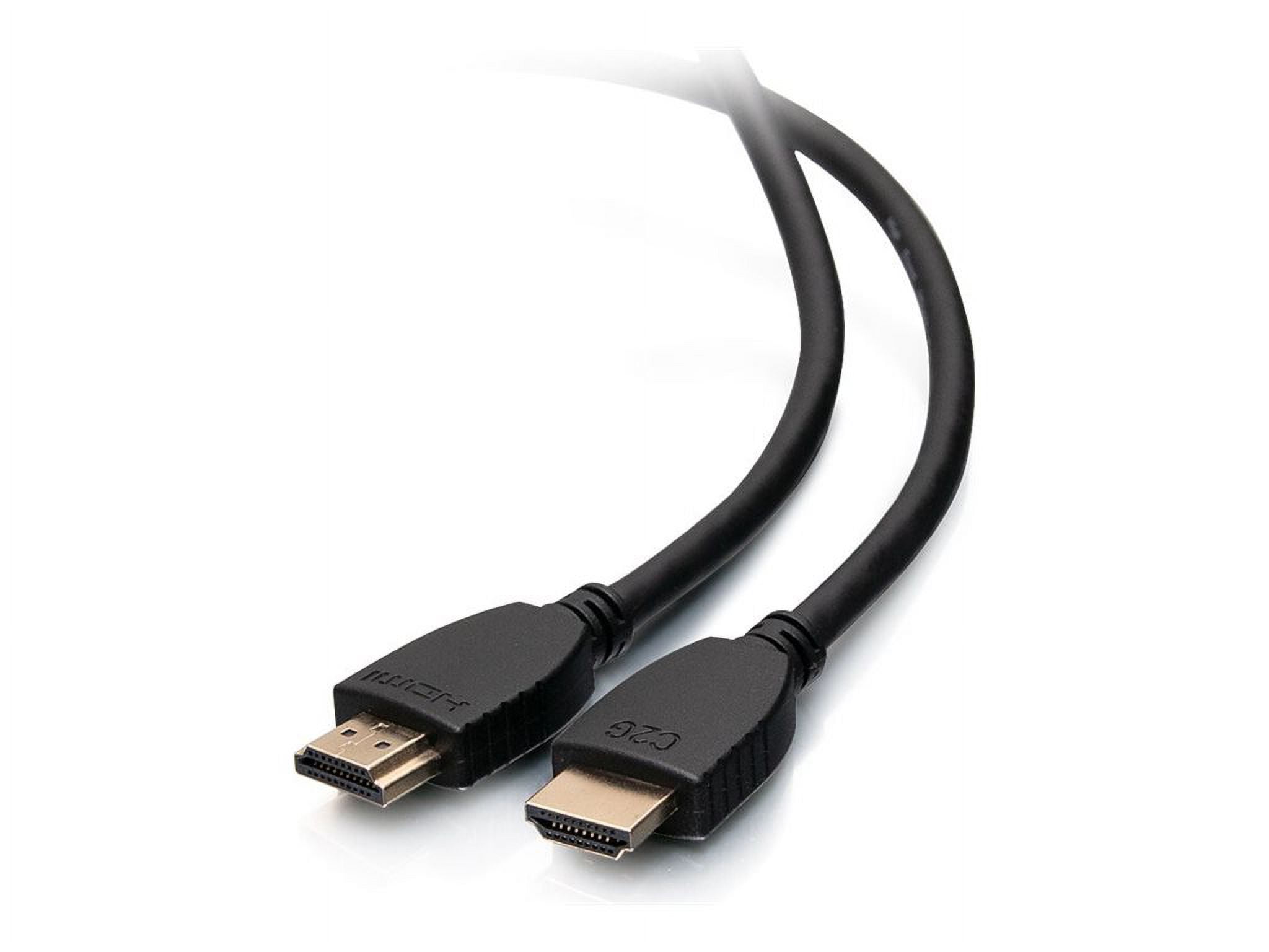 C2G Core Series 3ft High Speed HDMI Cable with Ethernet 4K HDMI Cable HDMI 2.0 4K 60Hz 2 Pack C2G21000