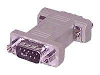 C2G DB9 M/M Gender Changer (Coupler) - 1 x DB-9 Male - 1 x DB-9 Male - Silver