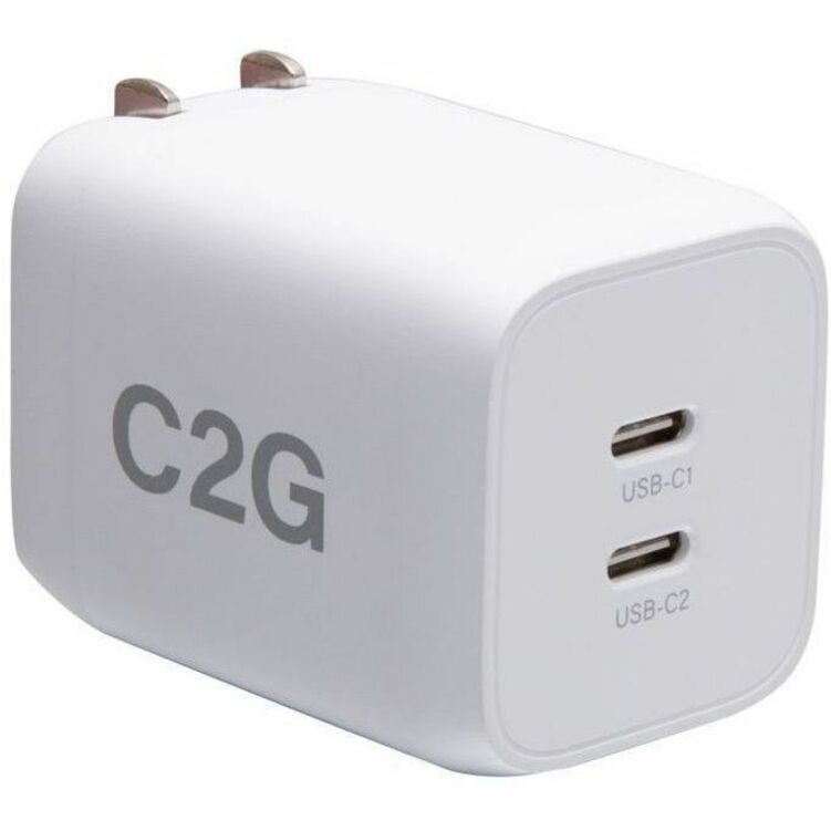 C2G Dual USB-C&reg; Power Adapter, 65W