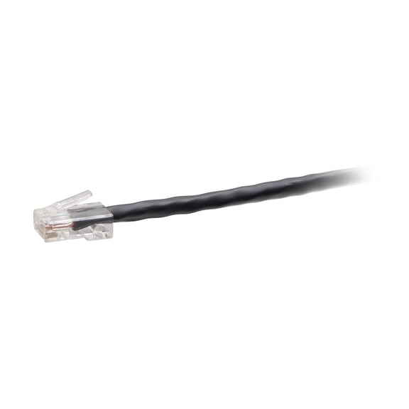C2G 3ft Cat6 Non-Booted Unshieled Ethernet Cable - TAA Compliant F-Series - Black - Network cable - TAA Compliant - RJ-45 (M) to RJ-45 (M) - 3 ft - 0.2 in - UTP - CAT 6 - CMR - black