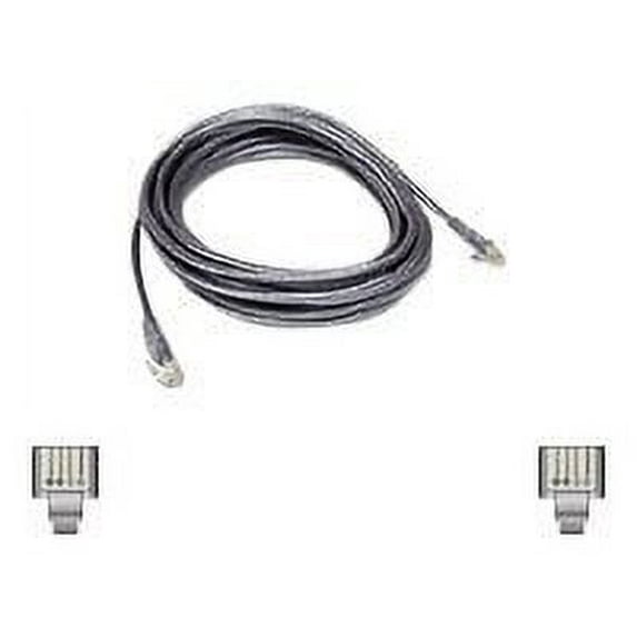 C2G High-Speed Internet Modem Cable phone cable - 15 ft - transparent blue