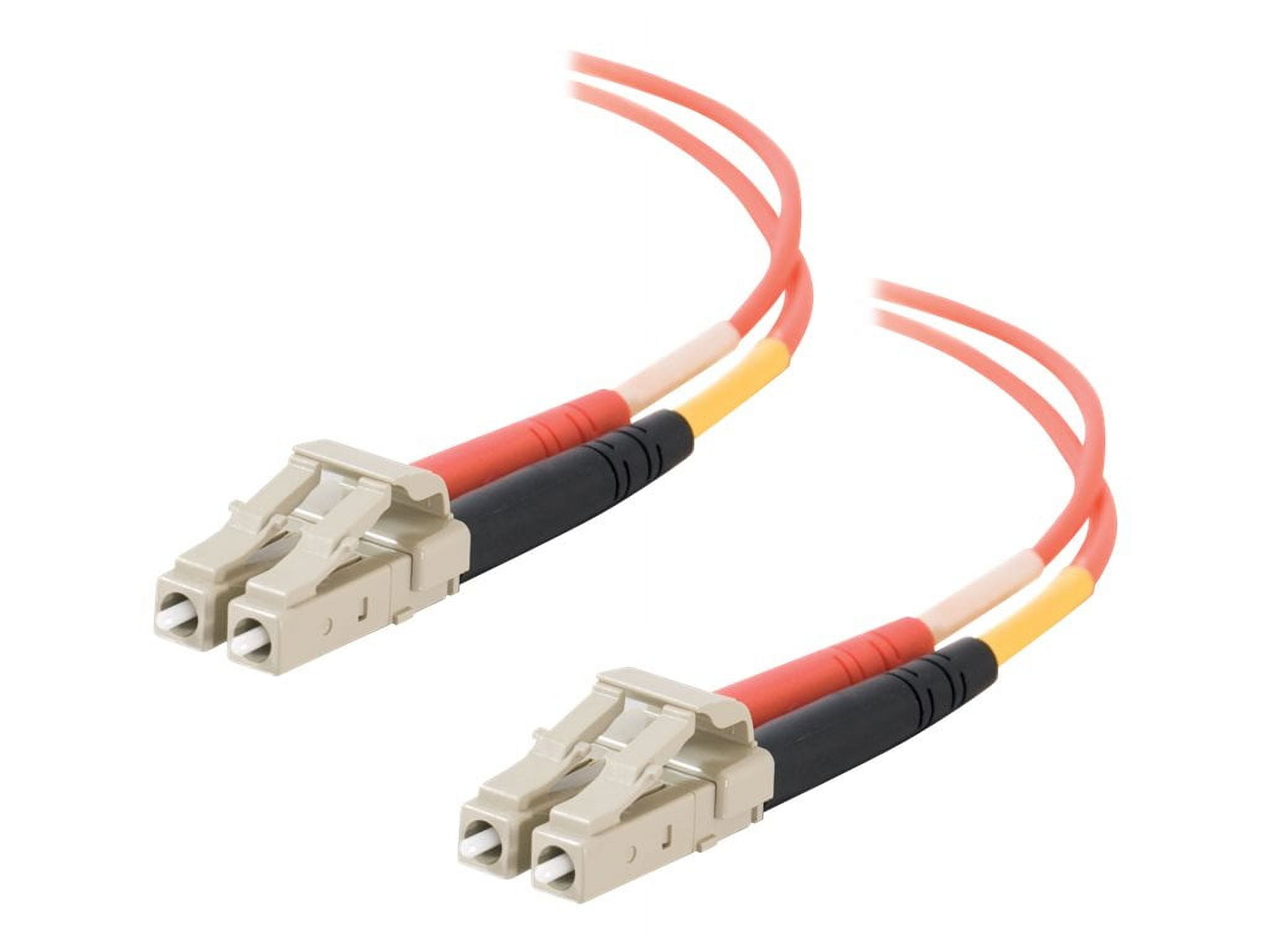 C2G LC-LC 62.5/125 OM1 Duplex Multimode Fiber Optic Cable (TAA Compliant) - Patch cable - TAA Compliant - LC multi-mode (M) to LC multi-mode (M) - 7 m - 7 m - fiber optic - duplex - 62.5 / 125 micron - OM1 - orange