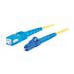 C2G LC-SC 9/125 OS1 Simplex Singlemode PVC Fiber Optic Cable - patch cable - 10 ft - yellow