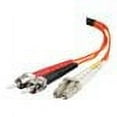 thumbnail image 1 of C2G LC-ST 62.5/125 OM1 Duplex Multimode PVC Fiber Optic Cable (USA-Made) - patch cable - 3.3 ft - orange, 1 of 4