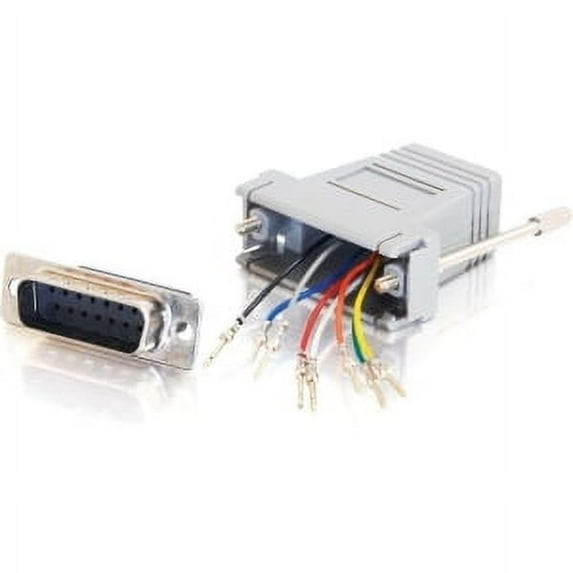 C2G Modular Adapter - serial RS-232 adapter - gray