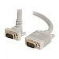 thumbnail image 1 of C2G Premium 15ft Premium Shielded HD15 SXGA M/M Monitor Cable with 90? Downward-Angled Male Connector - VGA cable - 15 ft, 1 of 5
