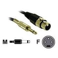 thumbnail image 1 of C2G Pro-Audio 3ft Pro-Audio XLR Female to 1/4in Male Cable - Audio cable - mono jack male to XLR3 female - 3 ft - SFTP - black, 1 of 3