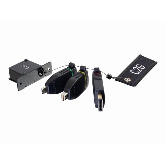 C2G Retractable Table Mount Hdmi Adapter Ring Mini Dp Dp Usb C, 29880 (09VU92)