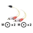 thumbnail image 1 of C2G 25ft Plenum-Rated RCA Stereo Audio Cable with Low Profile Connectors, 1 of 1