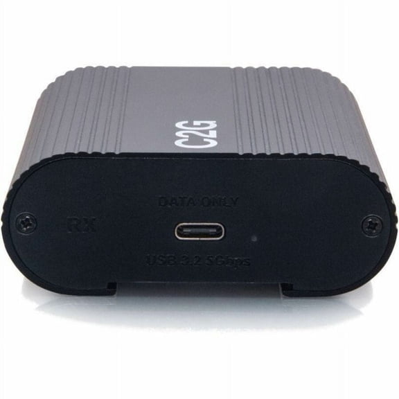 C2G Superbooster 1-Port USB over Cat6a Wall Plate to Box Extender Kit, USB 3.2 Gen1 (5Gbps)