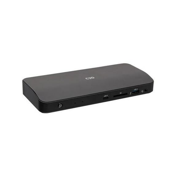C2G  Thunderbolt 3 8K Docking Station with DP Ethernet, USB SD & 3.5 mm Power