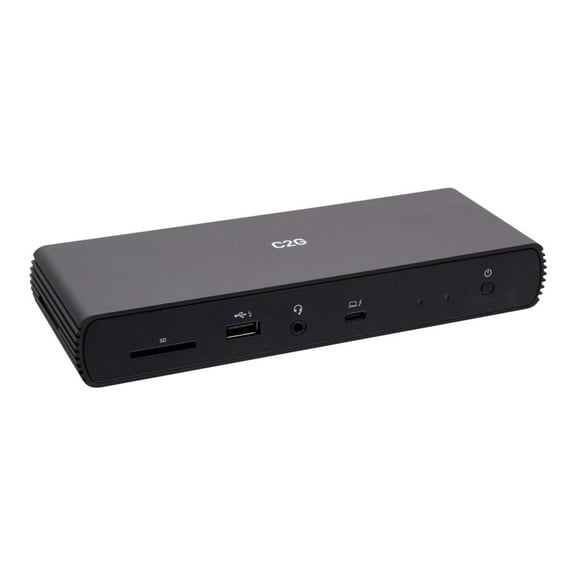 C2G Thunderbolt 4 USB C Dual Display Docking Station Ethernet 90W PD C2G54537
