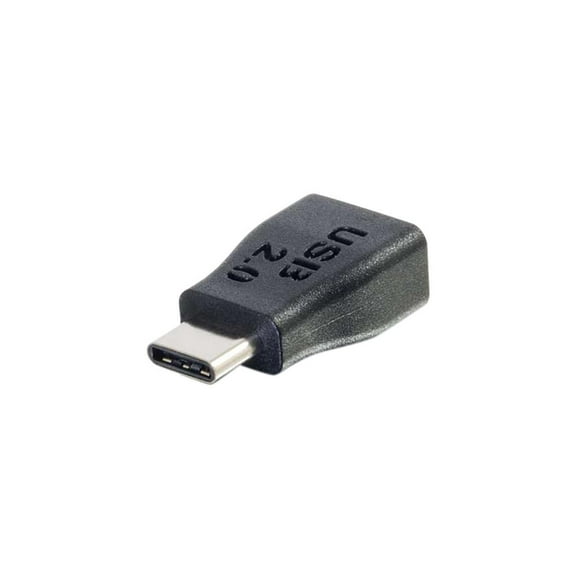 C2G USB 2.0 USB Type C to USB Micro B Adapter M/F - USB C to Phone Black