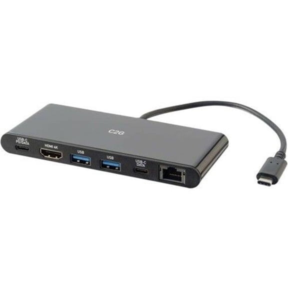 C2G USB 3.1 4K HDMI USB C & A Ethernet Dock