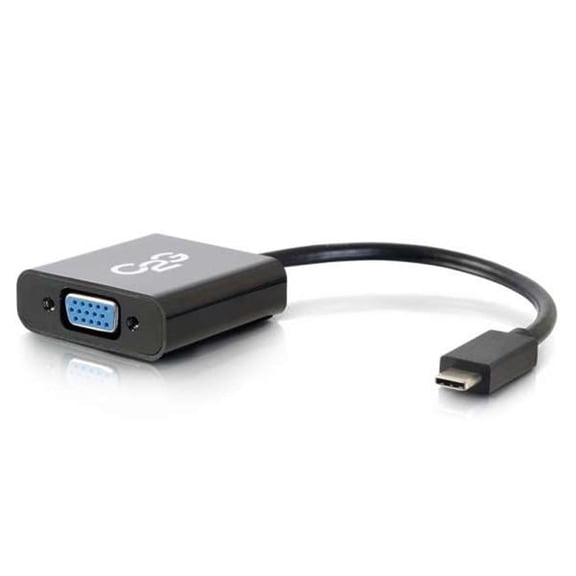 C2G USB 3.1 USB-C TO VGA Video Adapter - Black