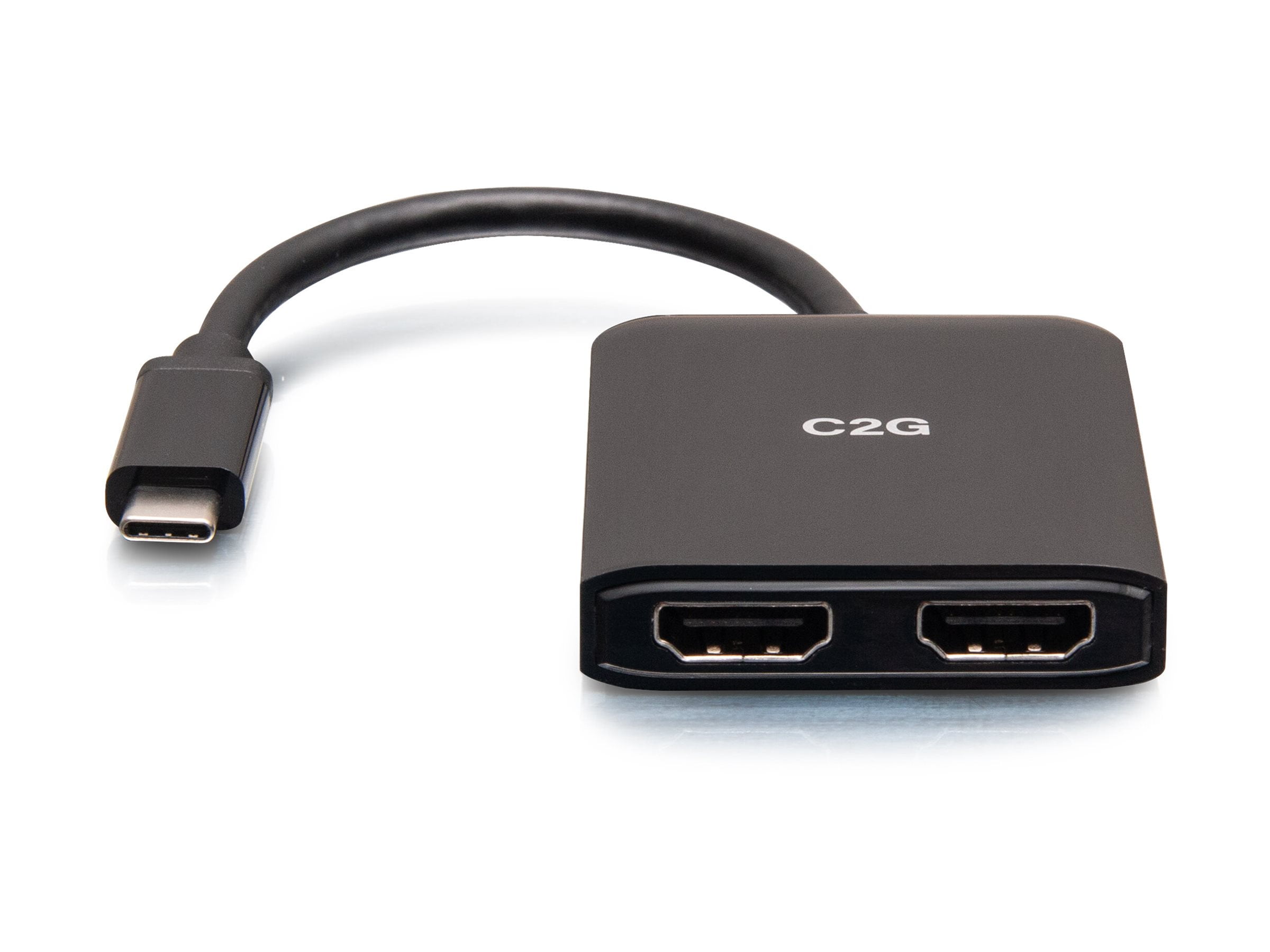 C2G USB-C to Dual HDMI MST Hub, 4K 60Hz