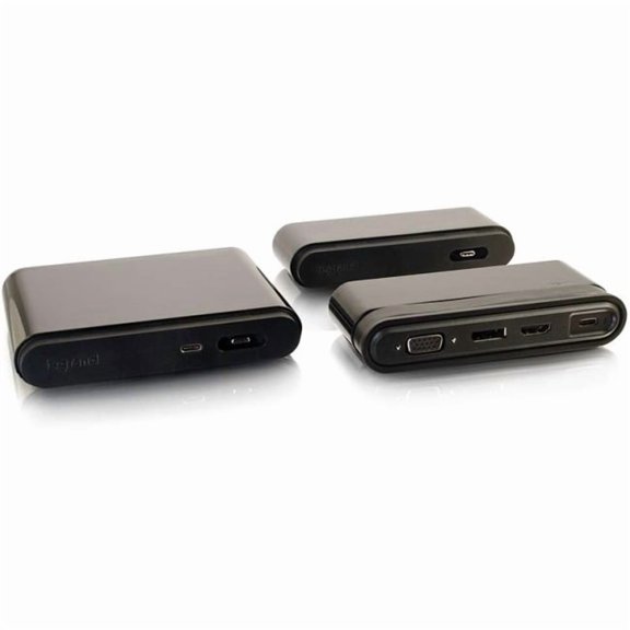 C2G USB-C Travel Dock with Device Charging and Hub (34061)