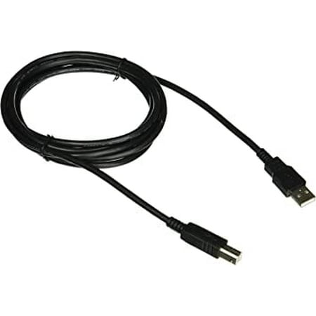 C2G USB Cable, USB 2.0 Cable, USB A to B Cable, 6.56 Feet (2 Meters), Black, Cables to Go 28102