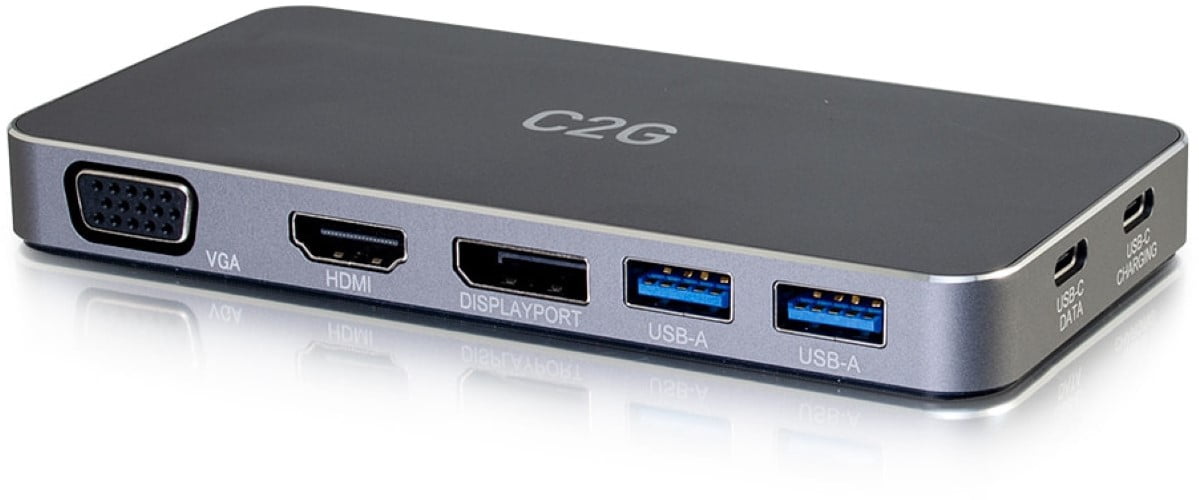 C2G USB Type C Docking Station for Notebook/Tablet/Smartphone - 65W ...
