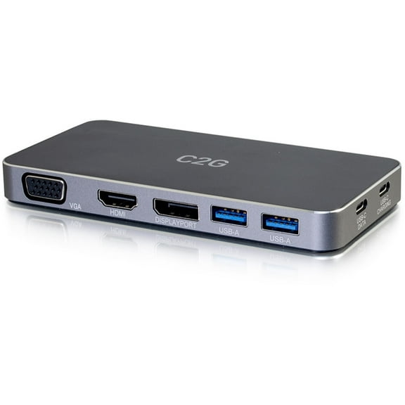 C2G USB Type C Docking Station for Notebook/Tablet/Smartphone - 65W