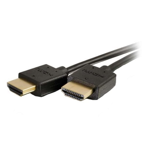 C2G Ultra Flexible 6ft Ultra Flexible High Speed HDMI Cable with Low Profile Connectors - HDMI cable - 6 ft