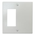 thumbnail image 1 of Wiremold / Legrand - V4047Rx - 2-Gang Rectangular Opening Faceplate Ivory (5 Pack), 1 of 3