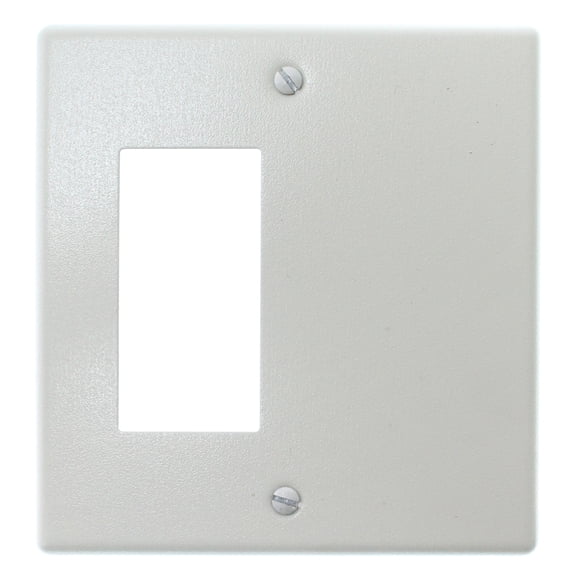 Wiremold / Legrand - V4047Rx - 2-Gang Rectangular Opening Faceplate Ivory (5 Pack)