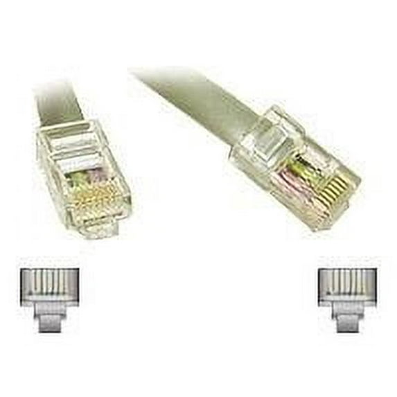 C2G crossover cable - 25 ft - silver