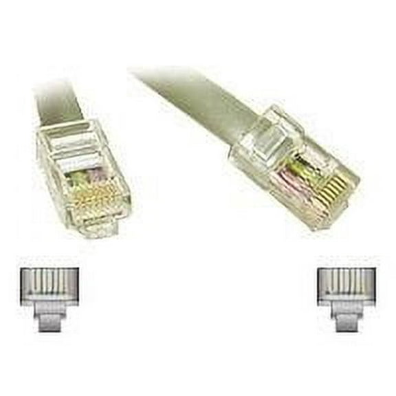 C2G crossover cable - 25 ft - silver