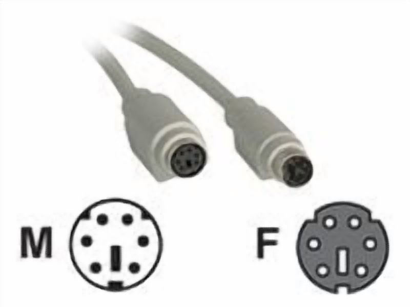 C2G keyboard / mouse extension cable - 6 ft