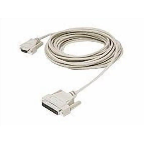 C2G serial cable - 10 ft - white