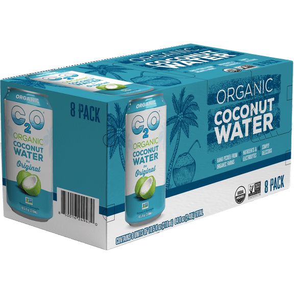 C2O Coconut Water, The Original, ready to drink, 10.5 fl oz, 8 Pack