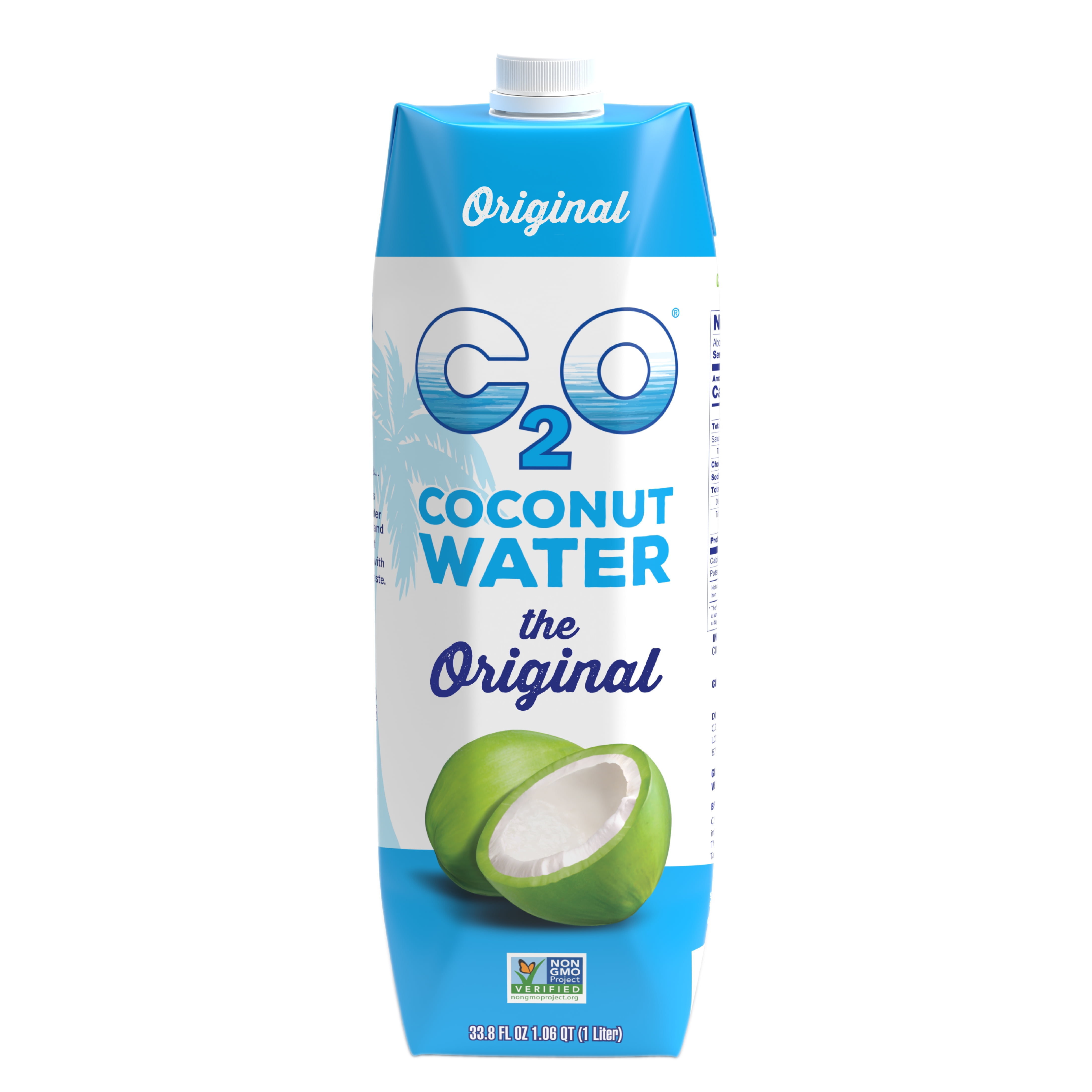C2O Pure Coconut Water, Ready to Drink, 33.8 fl oz Prisma Pack