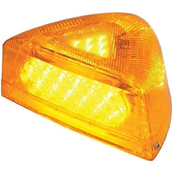 C2W Pair of 37 LED Peterbilt 379 359 Turn Signal Light - Amber LED/Amber Lens RH LH