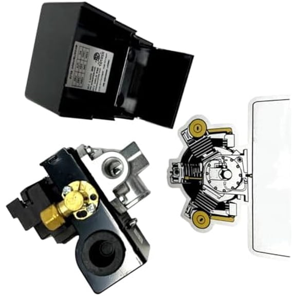 C2YL9FJ69 56288020-01 AW25-34135175 FOR INGERSOLL RAND AIR COMPRESSORS PRESSURE SWITCH UNLOADER VALVE & LEVER Size:1/4" SWITCH,4-PORT,26 Amp 120 or 240 Volt. 90 Deg Rotating Unloader Valve$$Other