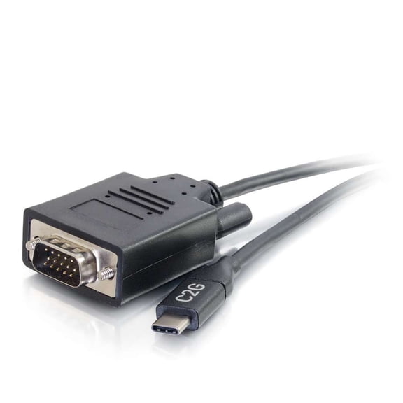 C2G 26897C2G 10ft USB-C/VGA Video Cable for Video Device, Monitor, Projector, Notebook, Tablet