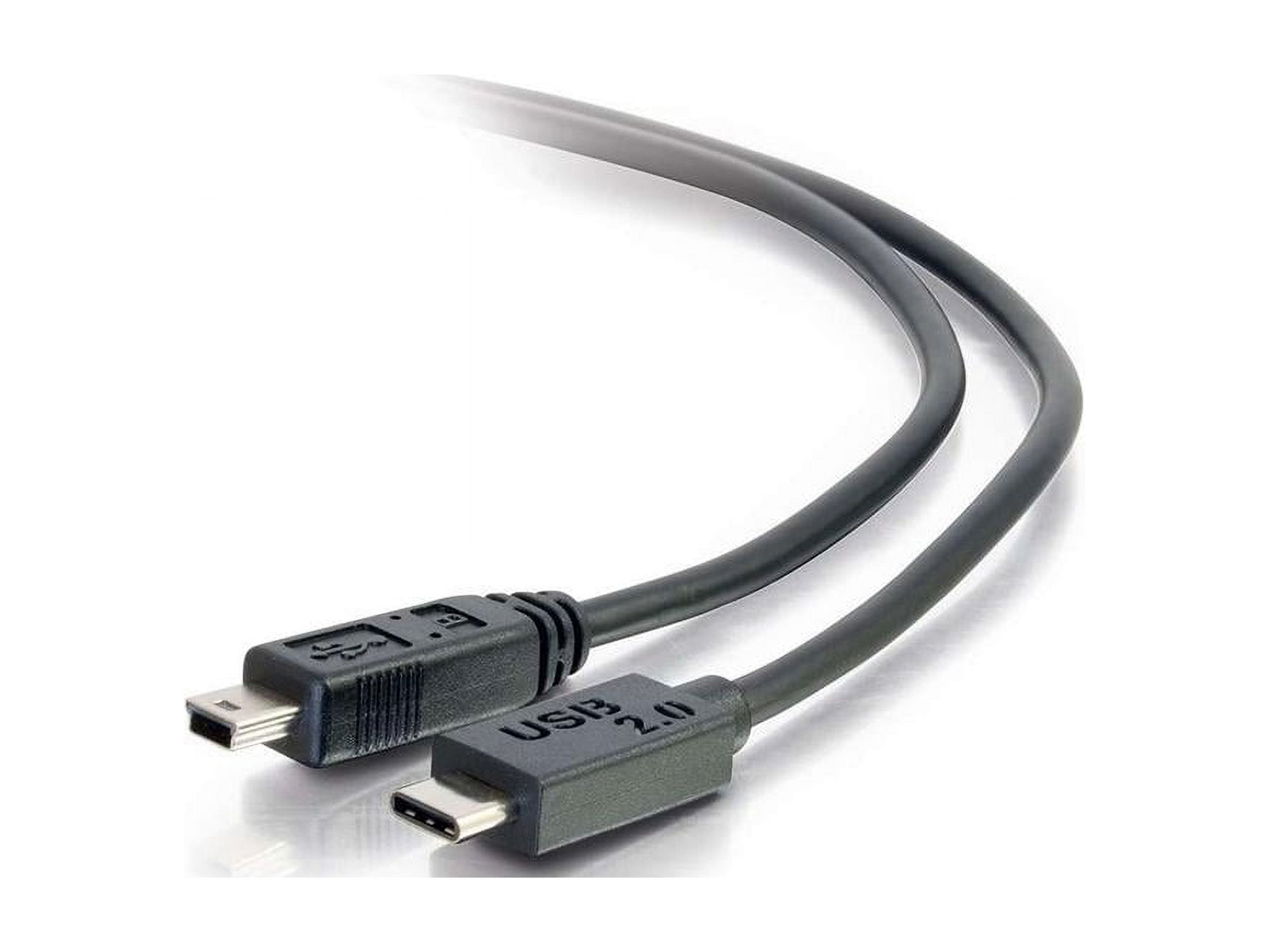 C2g 3Ft Usb 2.0 Usb Type C To Usb Mini B Cable M/M Usb C Cable Black