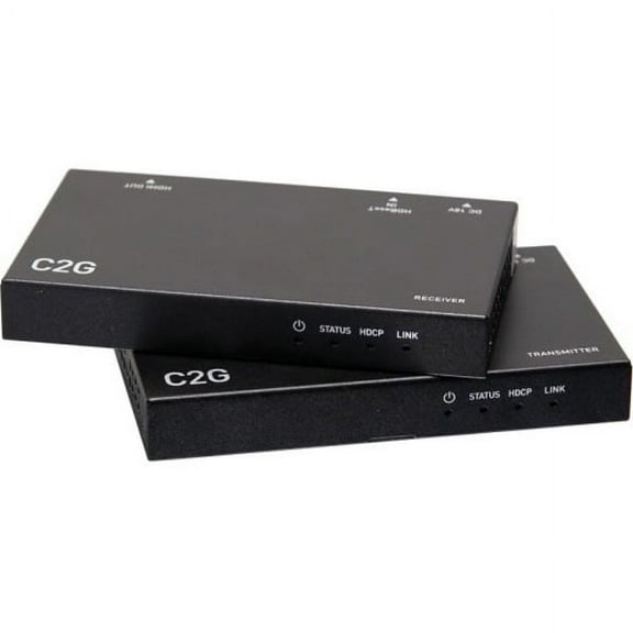 C2g 4k Hdmi Hdbaset Extender Over Cat Transmitter To Box Receiver
