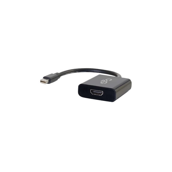 C2G Mini DisplayPort to HDMI Active Adapter - Video converter - HDMI - DisplayPort - black